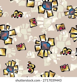 Ilustración vectorial dibujada a mano óleo sobre lienzo. pintura colorida de pincelada, Ilustración vectorial de arte Abstractas. Pinceladas de pintura. Arte moderno. Estampados, Fondos de pantalla.