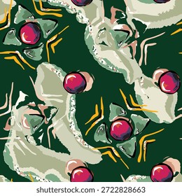 Ilustración vectorial dibujada a mano óleo sobre lienzo. pintura colorida de pincelada, Ilustración vectorial de arte Abstractas. Pinceladas de pintura. Arte moderno. Estampados, Fondos de pantalla.