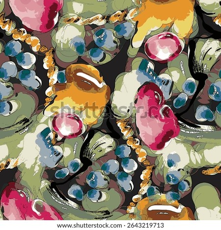 Hand drawn vector illustration Oil on canvas. colorful paint brush stroke painting, Abstract art vector illustration. Brushstrokes of paint. modern Art. Prints, wallpapers.
