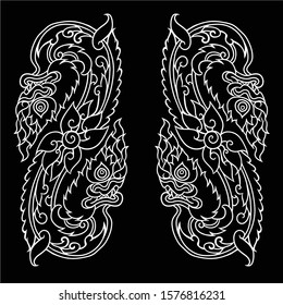 hand drawn vector illustration of ornament