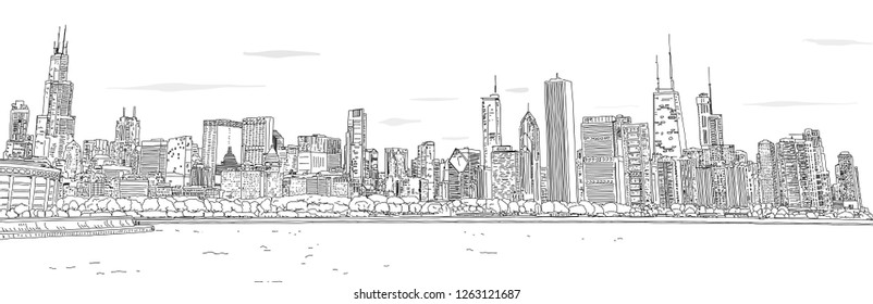 470 Chicago detail Stock Vectors, Images & Vector Art | Shutterstock