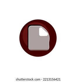 ilustración vectorial de papel, archivo, icono de documento dibujado a mano.