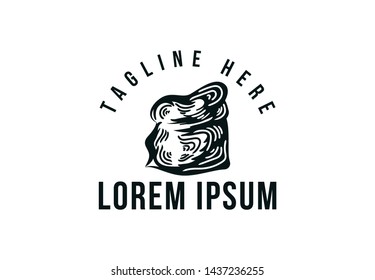 Hand drawn vector illustration, sack of coffee or flour and grain