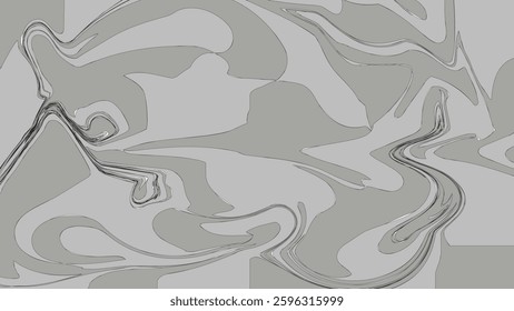 Hand drawn vector illustration of a seamless abstract water pattern