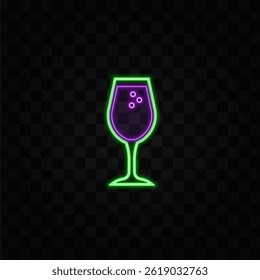 ilustração vetorial desenhada à mão conjunto de bebidas alcoólicas populares. neon style.Cocktail linha icons.Set Cocktail Ícones Bar Menu. drinques.bebidas alcoólicas..