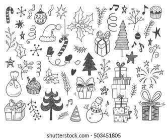 118,802 Hand Drawn Santa Images, Stock Photos & Vectors | Shutterstock