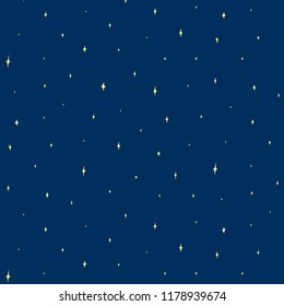 Hand drawn vector illustration of star pattern.sparkle. 