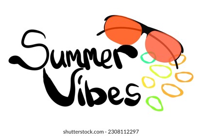 hand drawn vector illustration summer themed labels, logos, and tags, perfect for your vacation, beach, and sun inspired projects. Tropical vibes and fun elements enhance your designs.