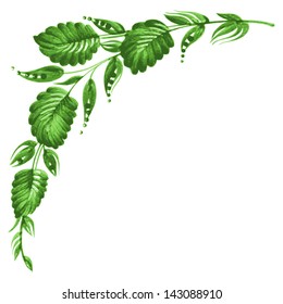 desenhado à mão, vetor, ilustração em estilo folclórico ucraniano