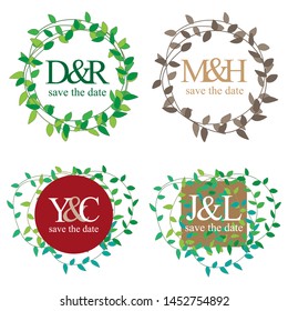 Hand drawn vector illustration. Vintage decorative wreath. Perfect for invitations, greeting cards, quotes, blogs, posters and more. - Vector.
