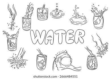 Hand drawn vector illustration