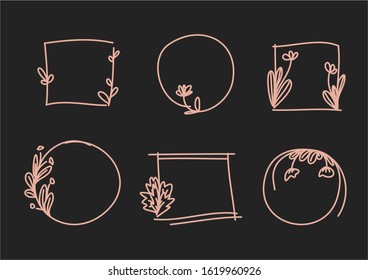 Hand drawn vector illustration - a wreath of laurel vintage. For wedding invitations, greeting cards, quotes, blogs, posters, and more.