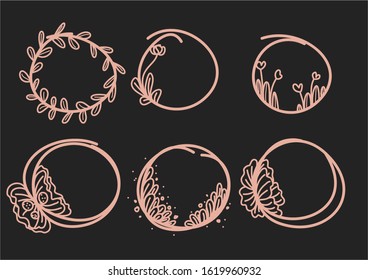 Hand drawn vector illustration - a wreath of laurel vintage. For wedding invitations, greeting cards, quotes, blogs, posters, and more.