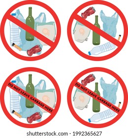 28 Do not leave waste Images, Stock Photos & Vectors | Shutterstock