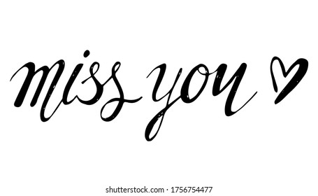 6,385 Miss you vector Images, Stock Photos & Vectors | Shutterstock