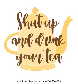 Hand drawn vector lettering. A motivating quote in a modern calligraphy style. Inspiring hand lettered quote for wall poster or mood board. Home decoration. Printable phrase.