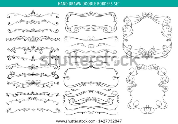 hand drawn vector ornate vortex draw old-fashioned\
manuscript design part edge framework dividers set for ceremonial\
reception and calling card precious line romance classical white\
ritual nails isola