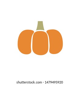 Hand drawn vector pumpkin ikon, autumn halloween background
