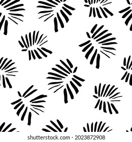 Hand drawn vector seamless abstract  pattern.  Pastel colours, random elements, tropical trendy print, sparkles wallpaper. For typography and digital use, textile.