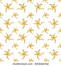Hand drawn vector seamless pattern with  пщдвут bamboo leaves. For textiles, wrapping paper, wallpaper, cards, notebook covers, wedding invitations.