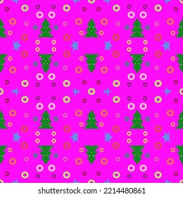 Hand drawn vector, seamless pattern Christmas festival for creating happiness funny greeting card, happy concept.