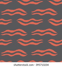 Hand drawn vector seamless pattern with traditional Turkish - Ottoman style chintamani motif, artistic repeating background for web and print purposes.