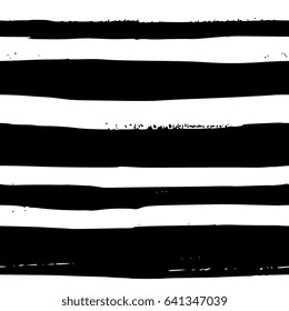 Hand drawn vector seamless pattern in modern style with grungy dry authentic texture of ink and paint, on white background. Perfect for textile design, paper, branding. Creative trendy design.