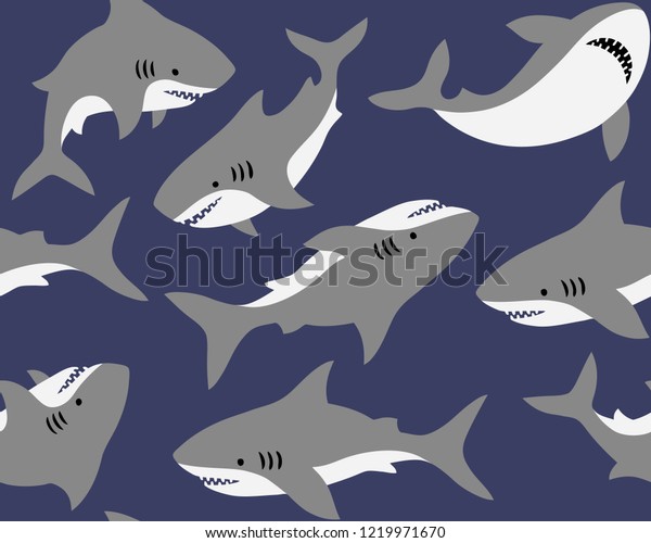 Hand Drawn Vector Seamless Pattern Cute Stock Vector Royalty Free Shutterstock
