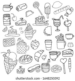 Set Various Doodles Hand Drawn Rough Stock Vector (Royalty Free ...