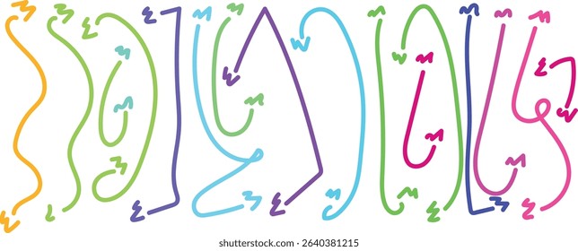 hand drawn vector set of floral elements