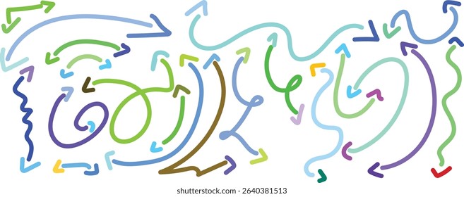 hand drawn vector set of floral elements
