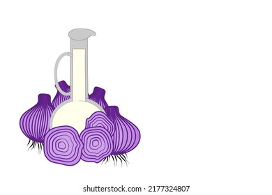 Vector extraído a mano, aceite de Shallot ayuda a eliminar el colesterol malo (LDL), que causa ataques cardíacos y parálisis, y también mantiene el colesterol bueno.