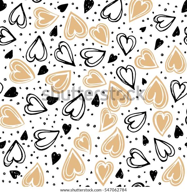 Hand Drawn Vector Sketch Gold Black Stock Vector (Royalty Free ...