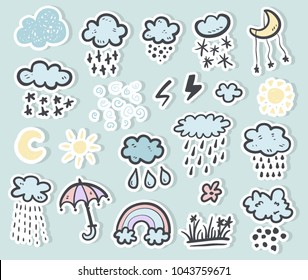 hand drawn vector symbols