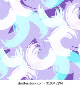 Hand drawn Vector Trendy fantasy freehand art composition . Speed style natural painting .Seamless abstract pattern with pastel brushstrokes .Can be used for fashion ,  advertising , web design .