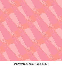 Hand drawn Vector Trendy fantasy freehand art composition . Speed style natural painting .Seamless abstract pattern with chevron brushstrokes .Can be used for fashion , advertising , web design .