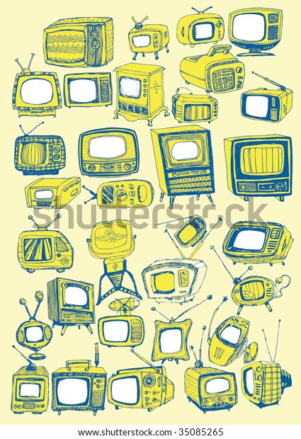 Hand drawn vector
TVs