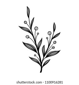 Hand drawn vector vintage element for invitations, greeting cards, quotes, blogs, wedding decor, posters. Isolated on white background
