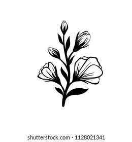 Hand drawn vector vintage element for invitations, greeting cards, quotes, blogs, wedding decor, posters. Isolated on white background