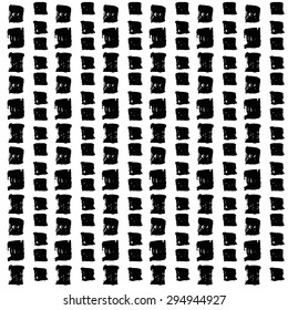 Hand drawn vector vintage texture. Seamless abstract pattern with spots. Ink and feather