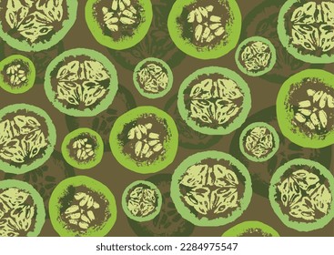 Hand drawn vegetables vector background, background vegetable painting, vegetable pattern, colorful decorative painting wallpaper, gift paper, souvenir wrapping illustration, decoration illustration