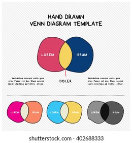 Hand Drawn Venn Diagram Template