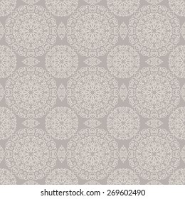 hand drawn vignette - light beige color decorative pattern on vintage beige color background