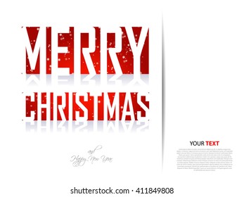 hand drawn vintage christmas theme