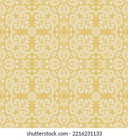Hand drawn vintage floral pattern background