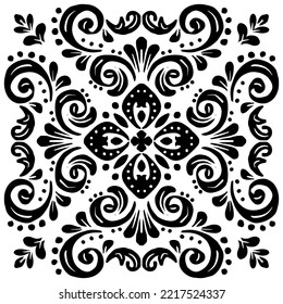 Fondo de patrón floral vintage dibujado a mano