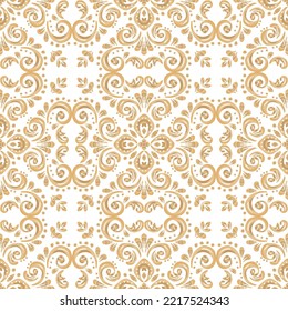 Hand drawn vintage floral pattern background