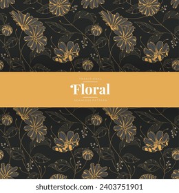 hand drawn vintage floral pattern 8