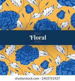 hand drawn vintage floral pattern 18