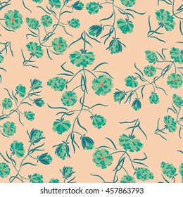 Hand drawn vintage floral vector illustration. Sketch set of flowers. Decorative elements.